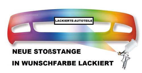 Stoßstange vorn lackiert - stoßstange,
